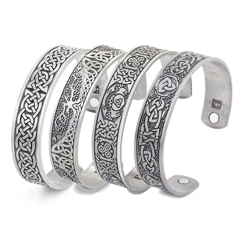 Celtic Knot Designs Magnetic Bracelets - Witchy wonder