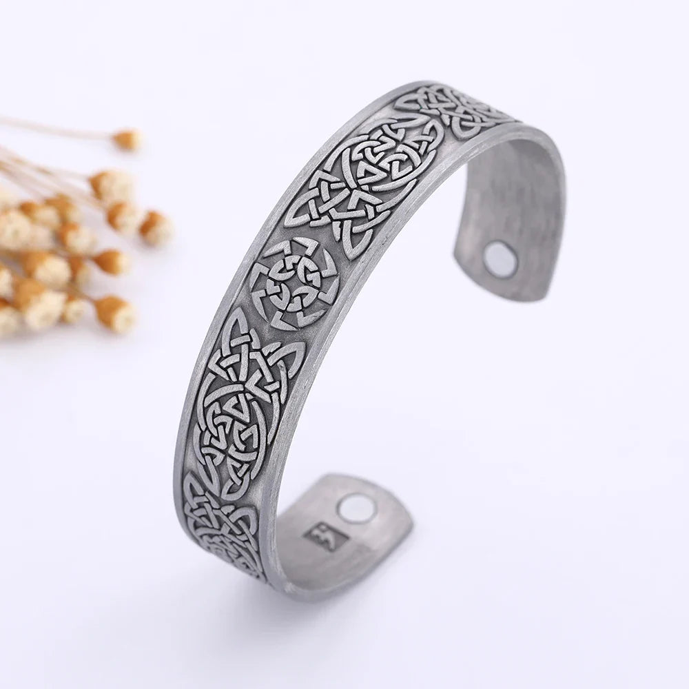 Celtic Knot Designs Magnetic Bracelets - Witchy wonder