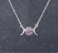 Triple Moon Crystal Necklaces - Witchy wonder