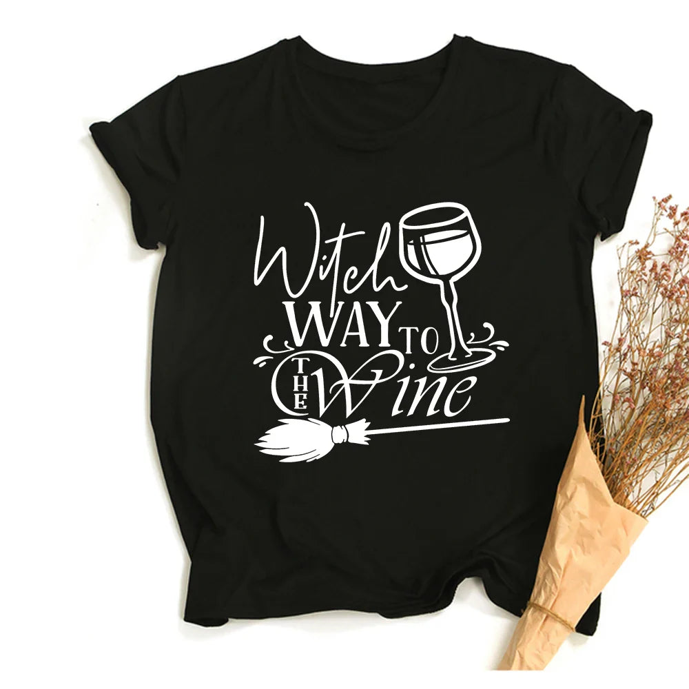 Witchy Quotes Crop Top T-Shirts - Witchy wonder