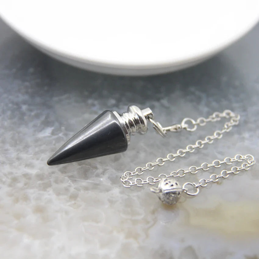 Silver Crystal Pendulums - Witchy wonder
