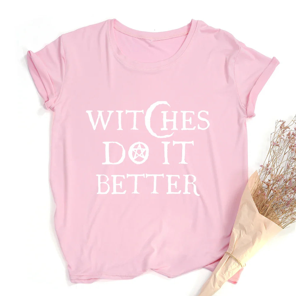 Witchy Quotes Crop Top T-Shirts - Witchy wonder