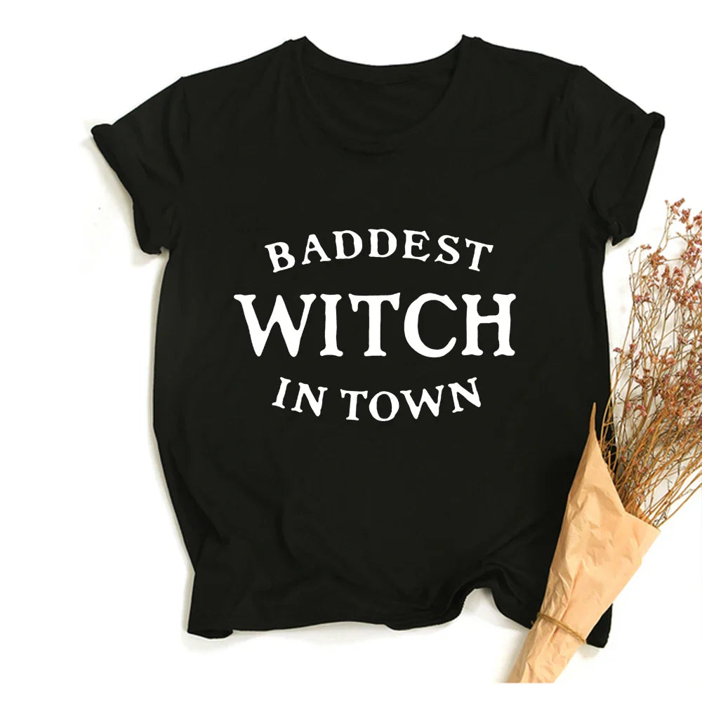 Witchy Quotes Crop Top T-Shirts - Witchy wonder