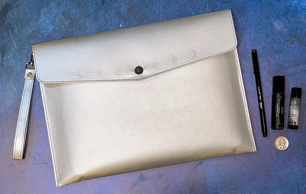 Moon Phases Clutch Purse - Witchy wonder