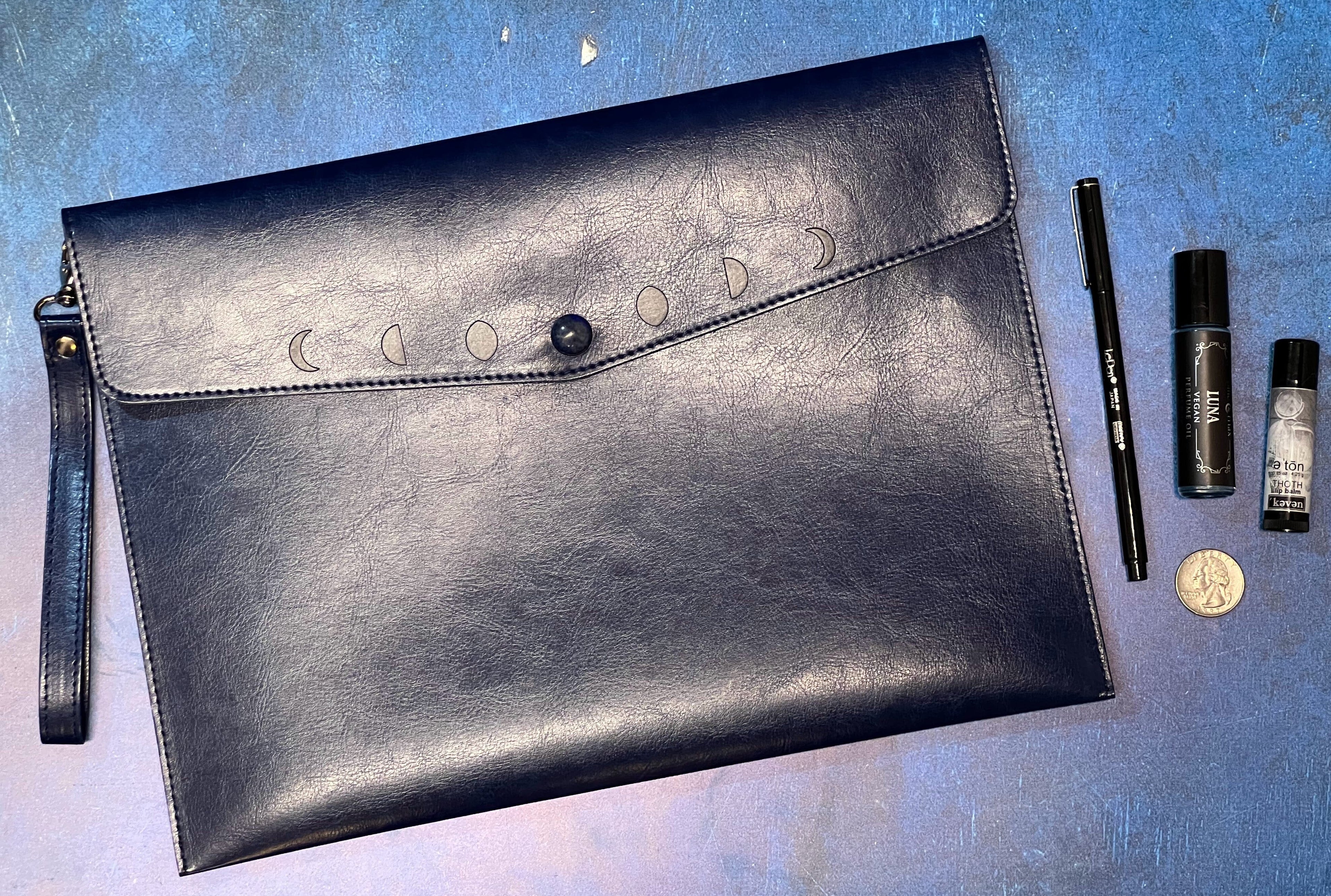 Moon Phases Clutch Purse - Witchy wonder