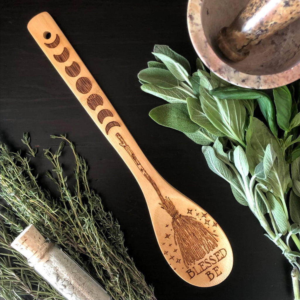 Witchy Bamboo Wooden Spoon - Witchy wonder