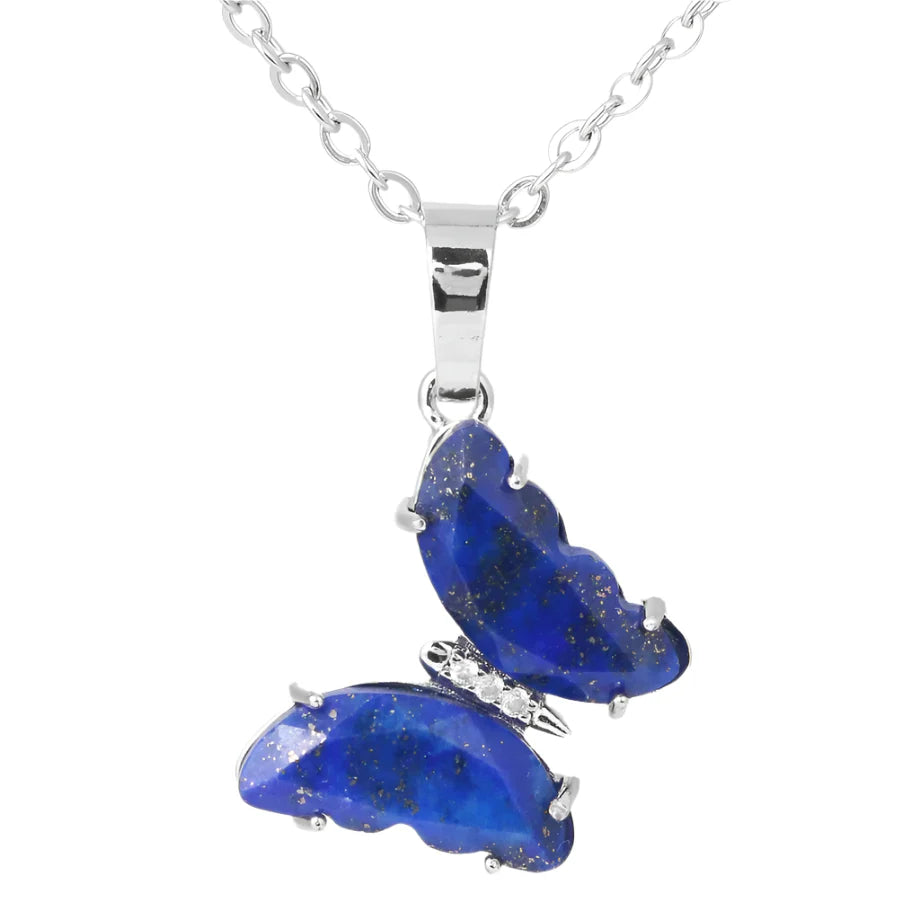 Crystal Butterfly Necklace & Ring - Witchy wonder