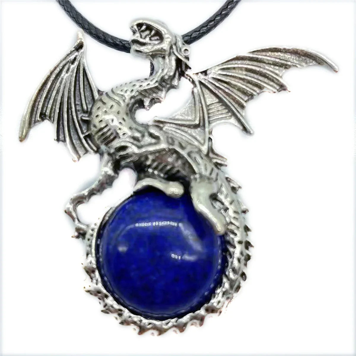 Crystal Circle Dragon Necklaces - Witchy wonder