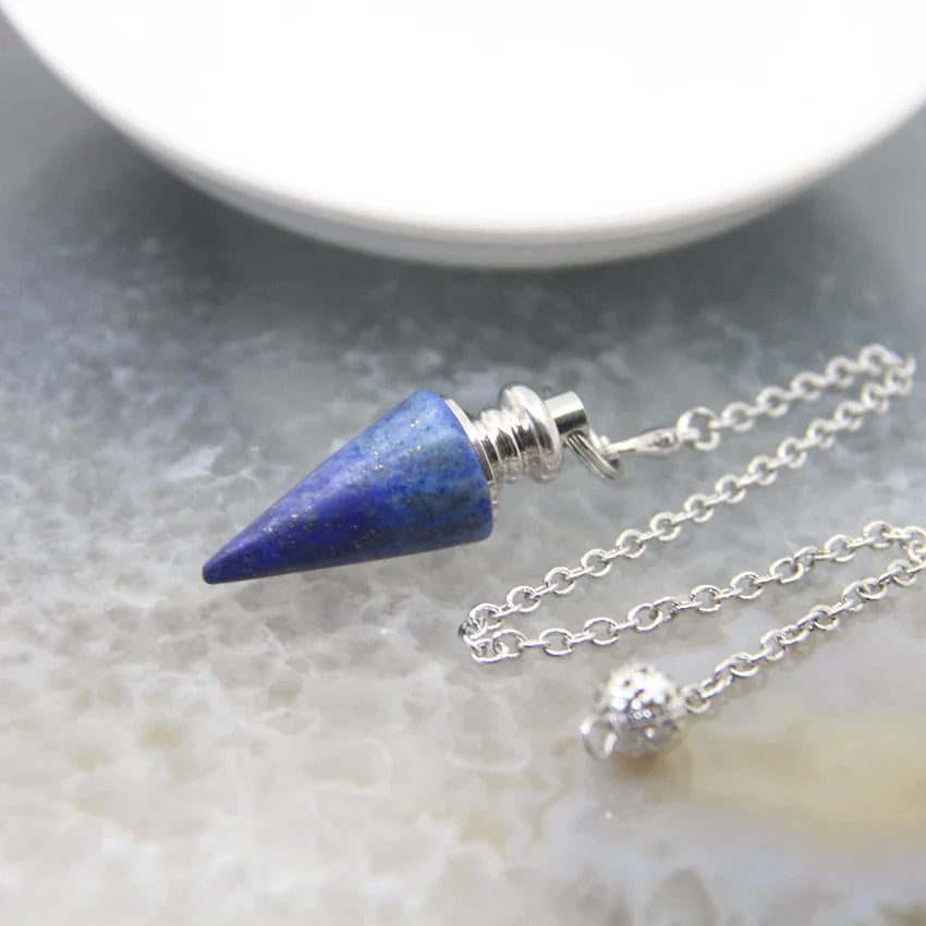 Silver Crystal Pendulums - Witchy wonder