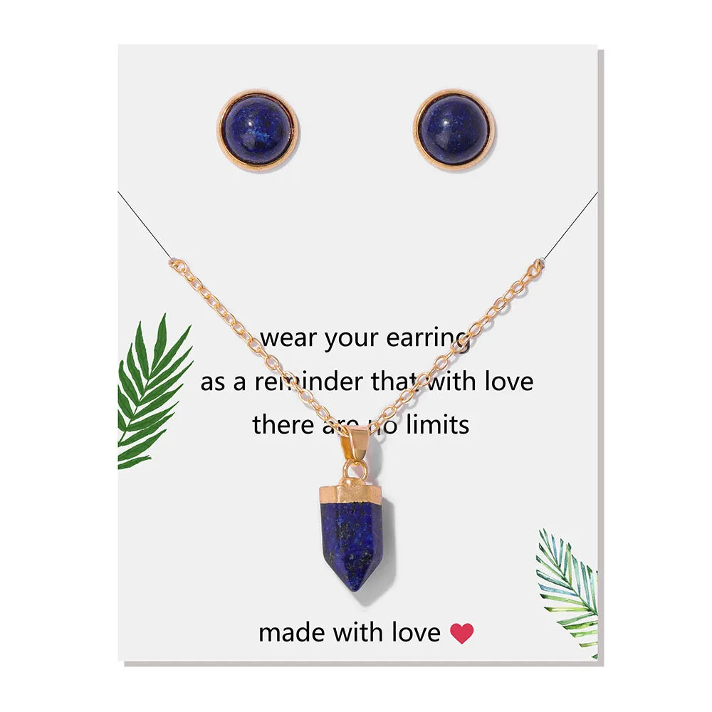 Crystal Point Gold Pendant Necklaces - Witchy wonder