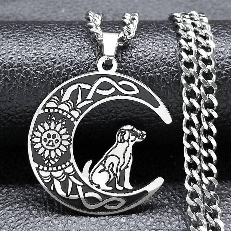 Celtic Moon Design Necklaces - Witchy wonder