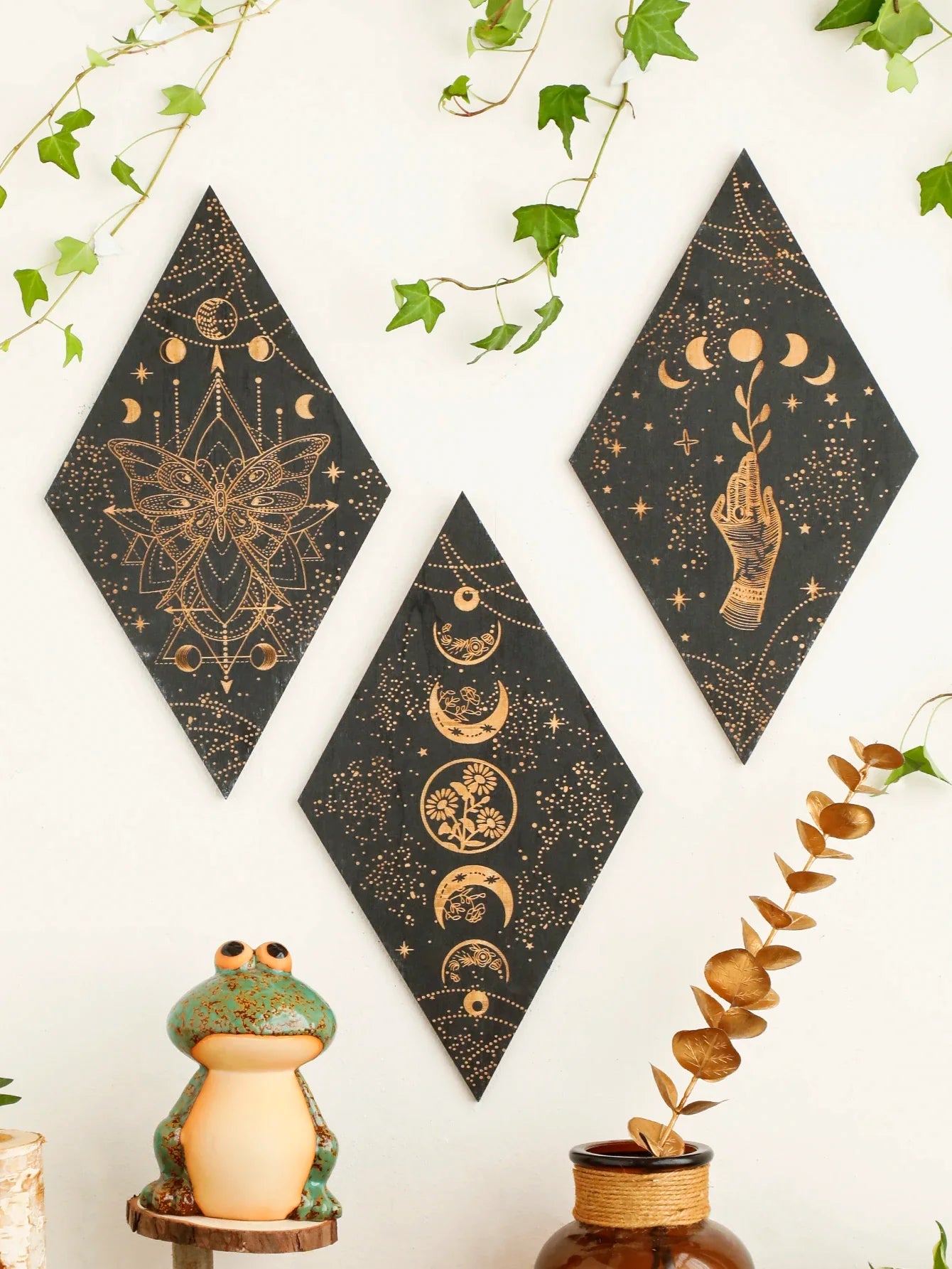 Moon Phase Wall Plaques - Witchy wonder