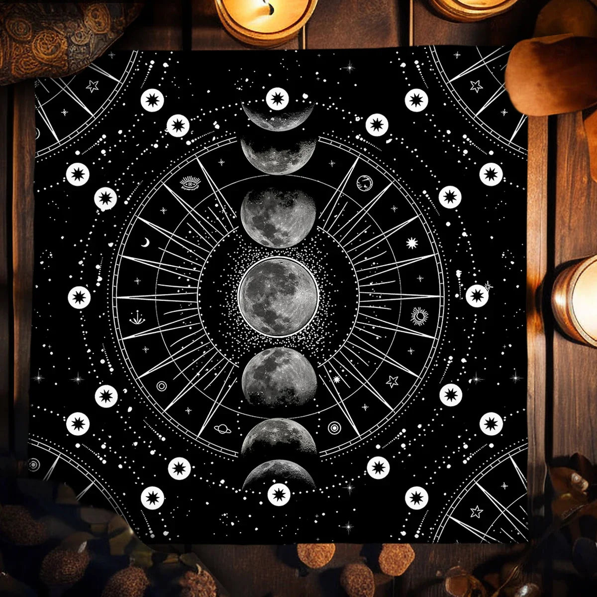 Moon Phase Altar Cloth - Witchy wonder