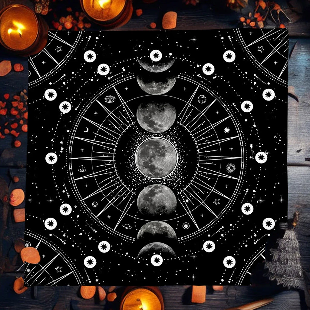 Moon Phase Altar Cloth - Witchy wonder