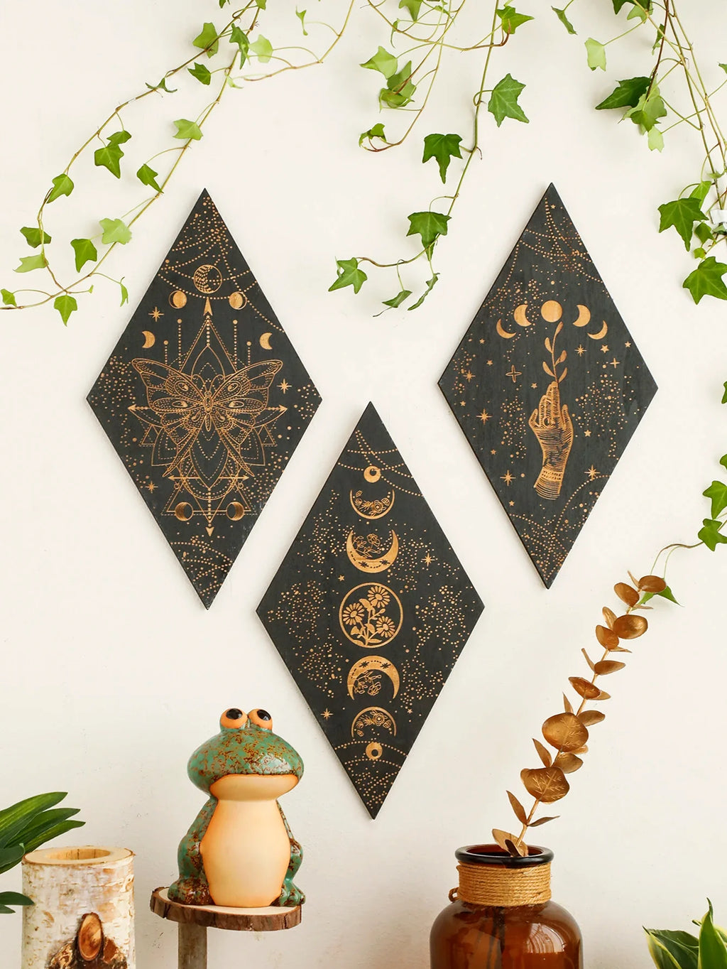 Moon Phase Wall Plaques - Witchy wonder
