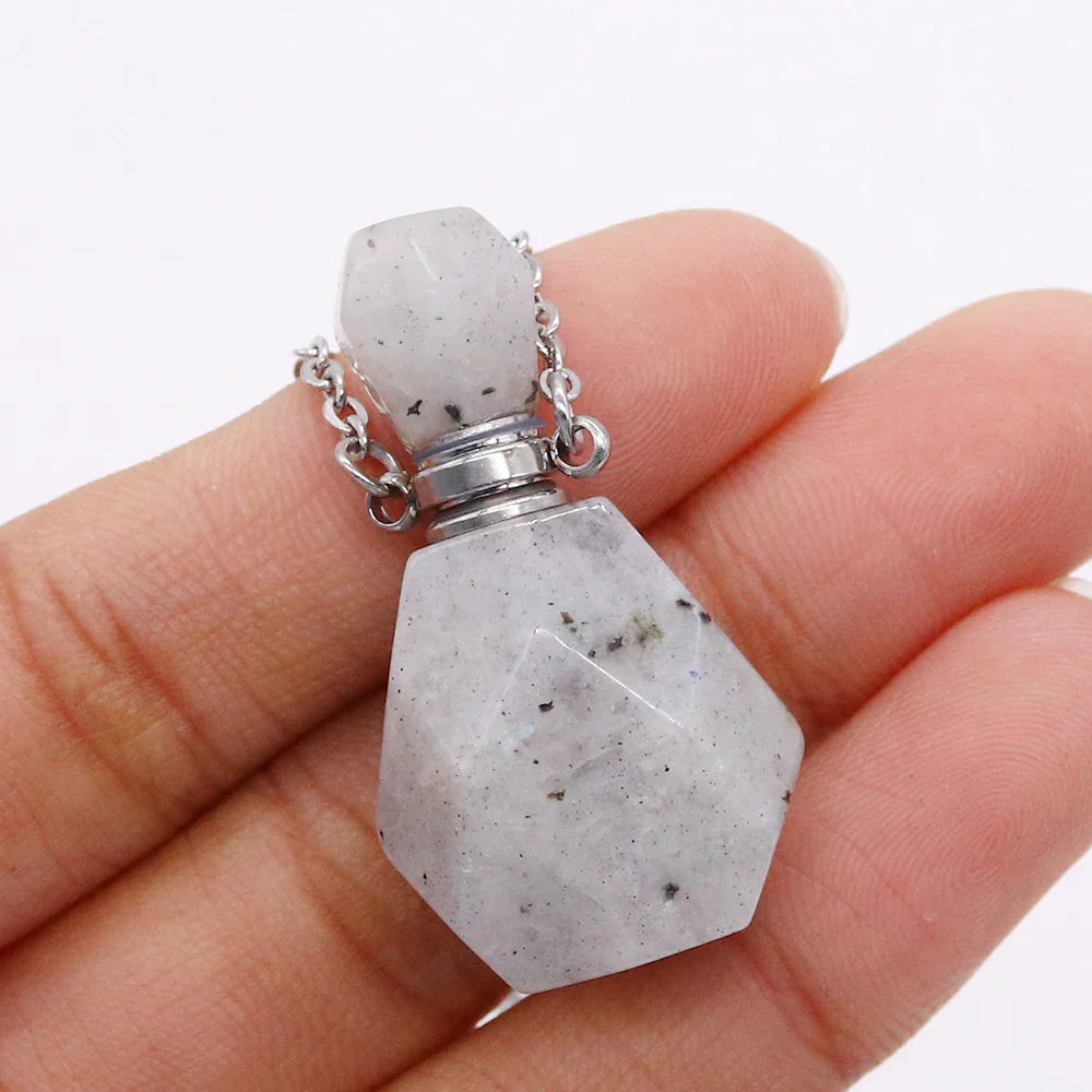 Crystal Potion Bottle Necklaces - Witchy wonder