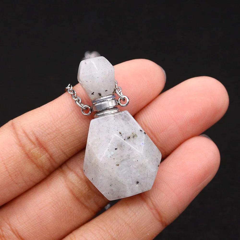 Crystal Potion Bottle Necklaces - Witchy wonder