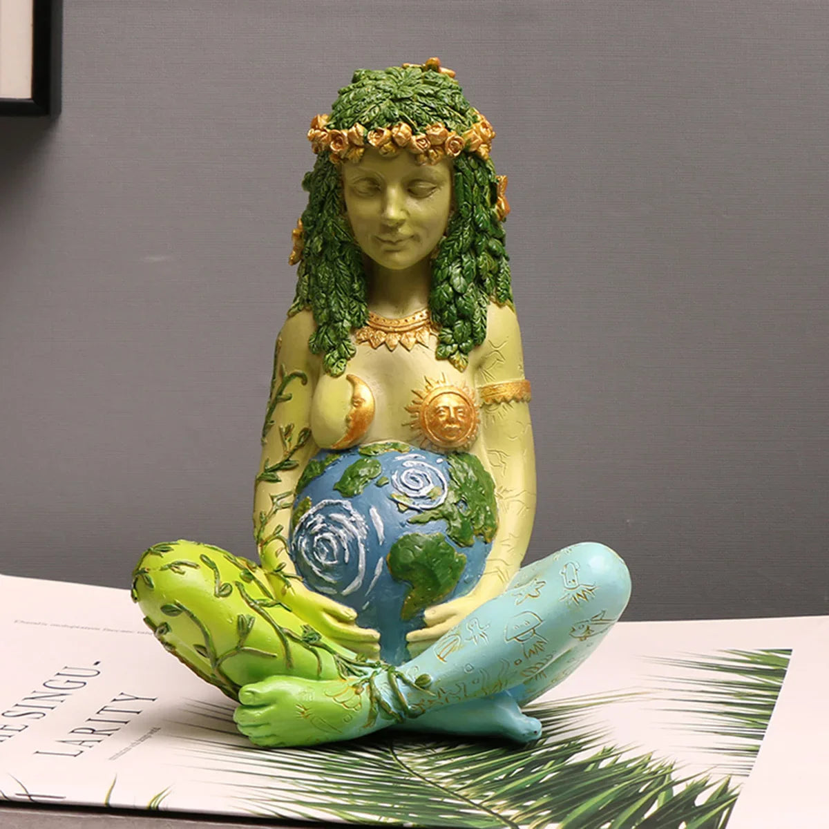 Gaia Earth Goddess Statue - Witchy wonder