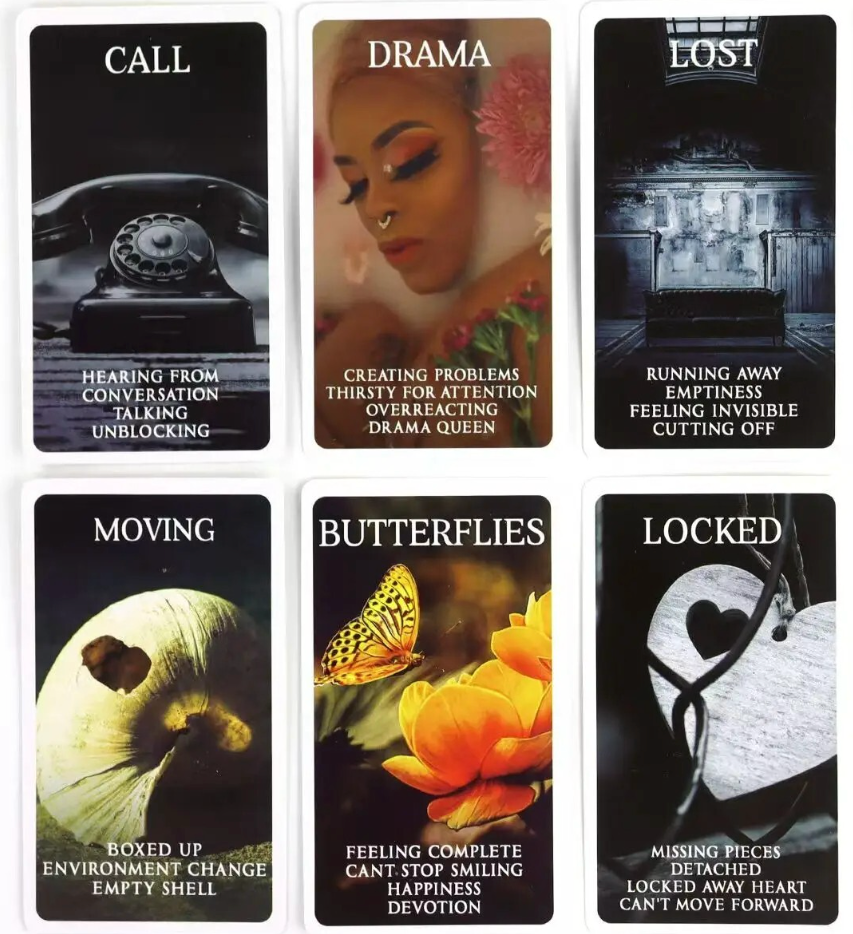 Mystic Black Rose Oracle Deck - Witchy wonder