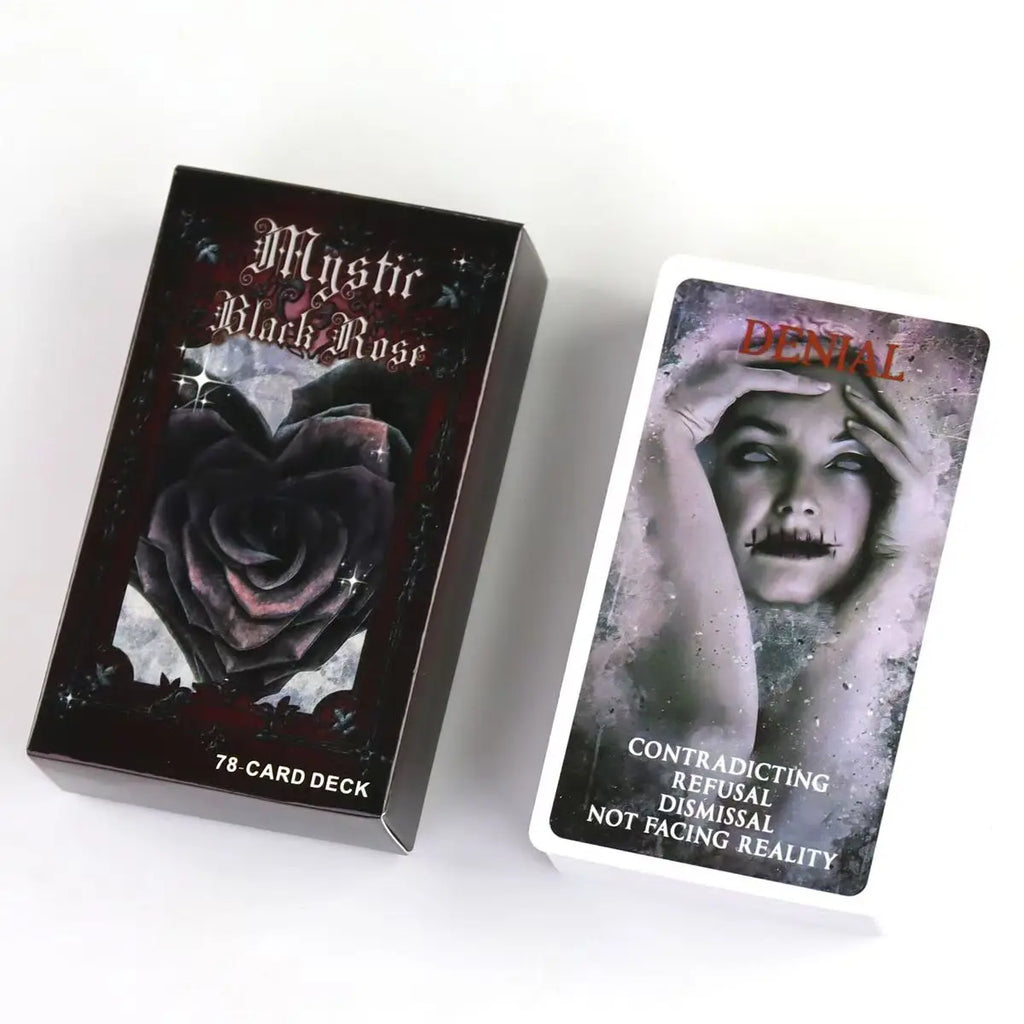 Mystic Black Rose Oracle Deck - Witchy wonder