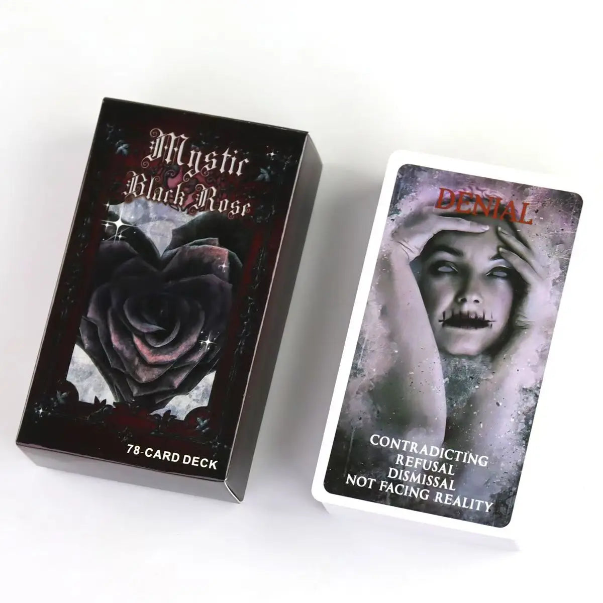 Mystic Black Rose Oracle Deck - Witchy wonder