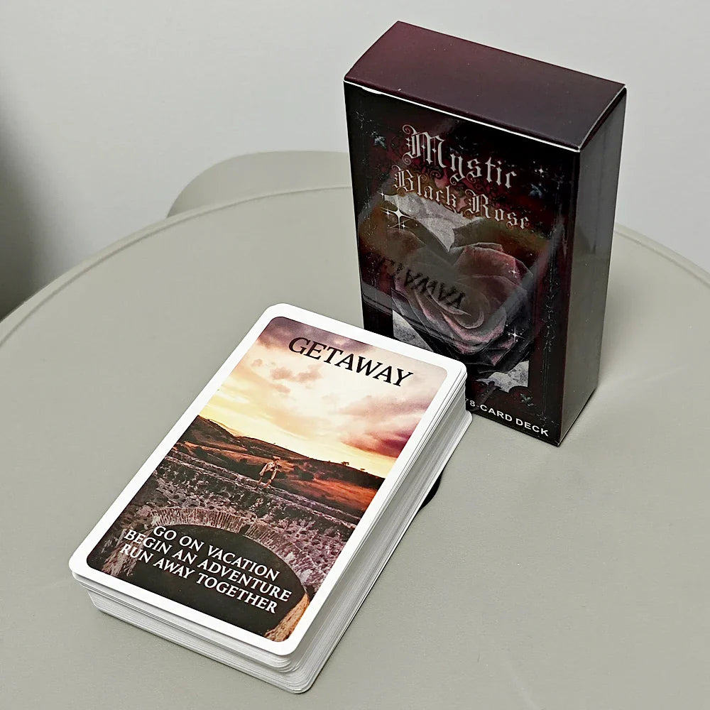 Mystic Black Rose Oracle Deck - Witchy wonder