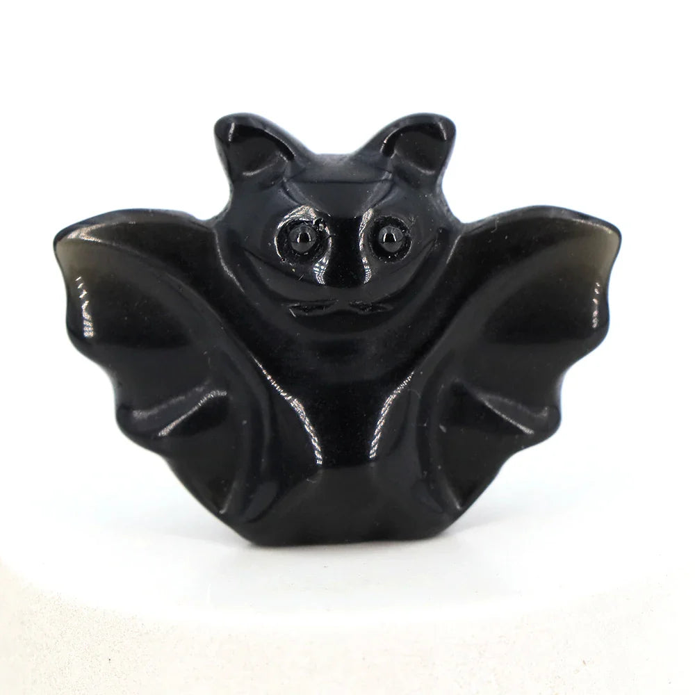 Crystal Bat Statues - Witchy wonder