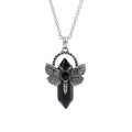 Moth Crystal Necklace - Witchy wonder