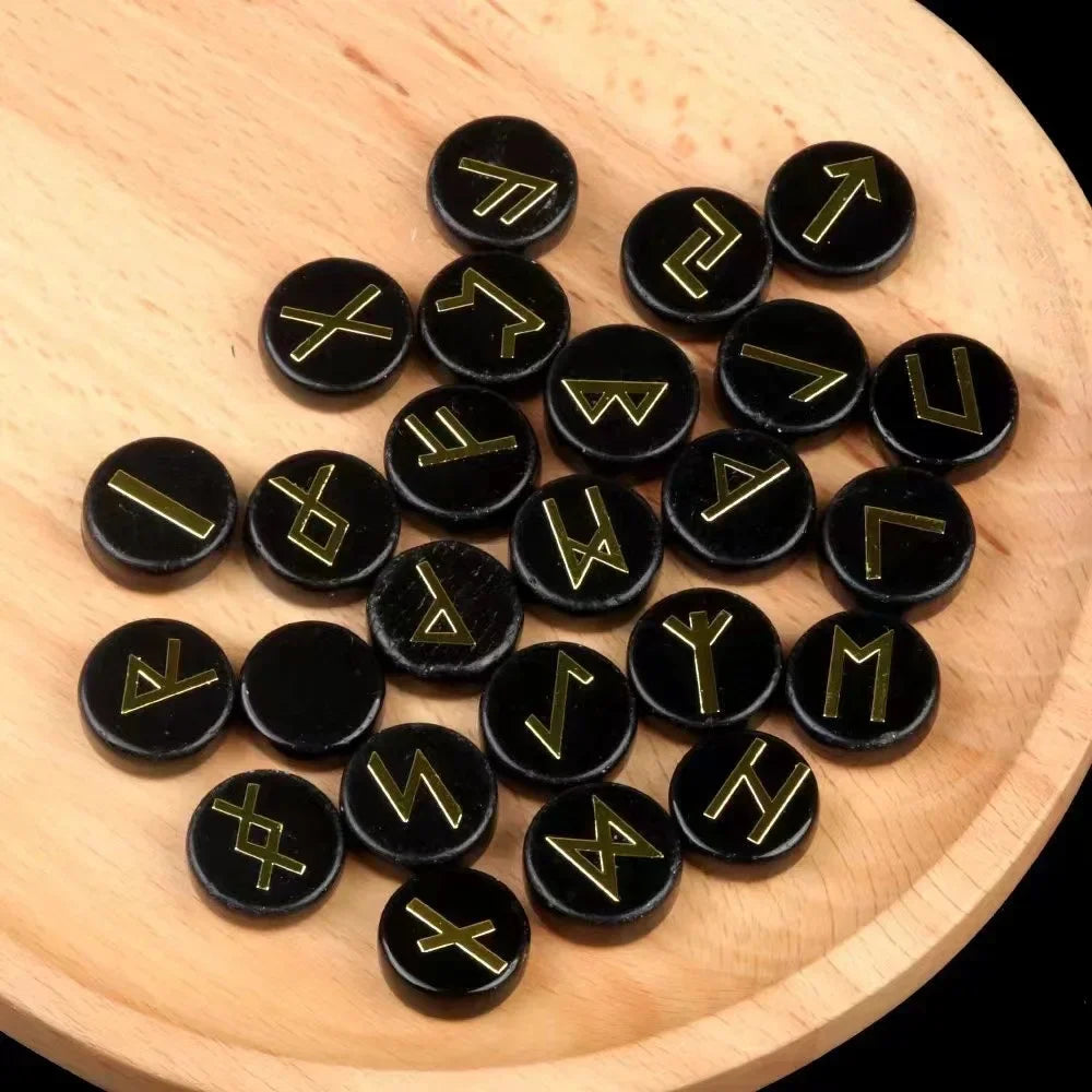 Round Crystal Runes - Witchy wonder