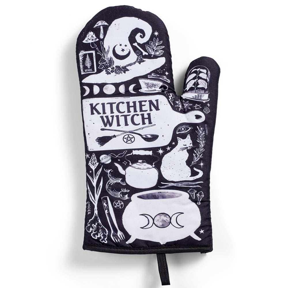Kitchen Witch Oven Mitt Set - Witchy wonder