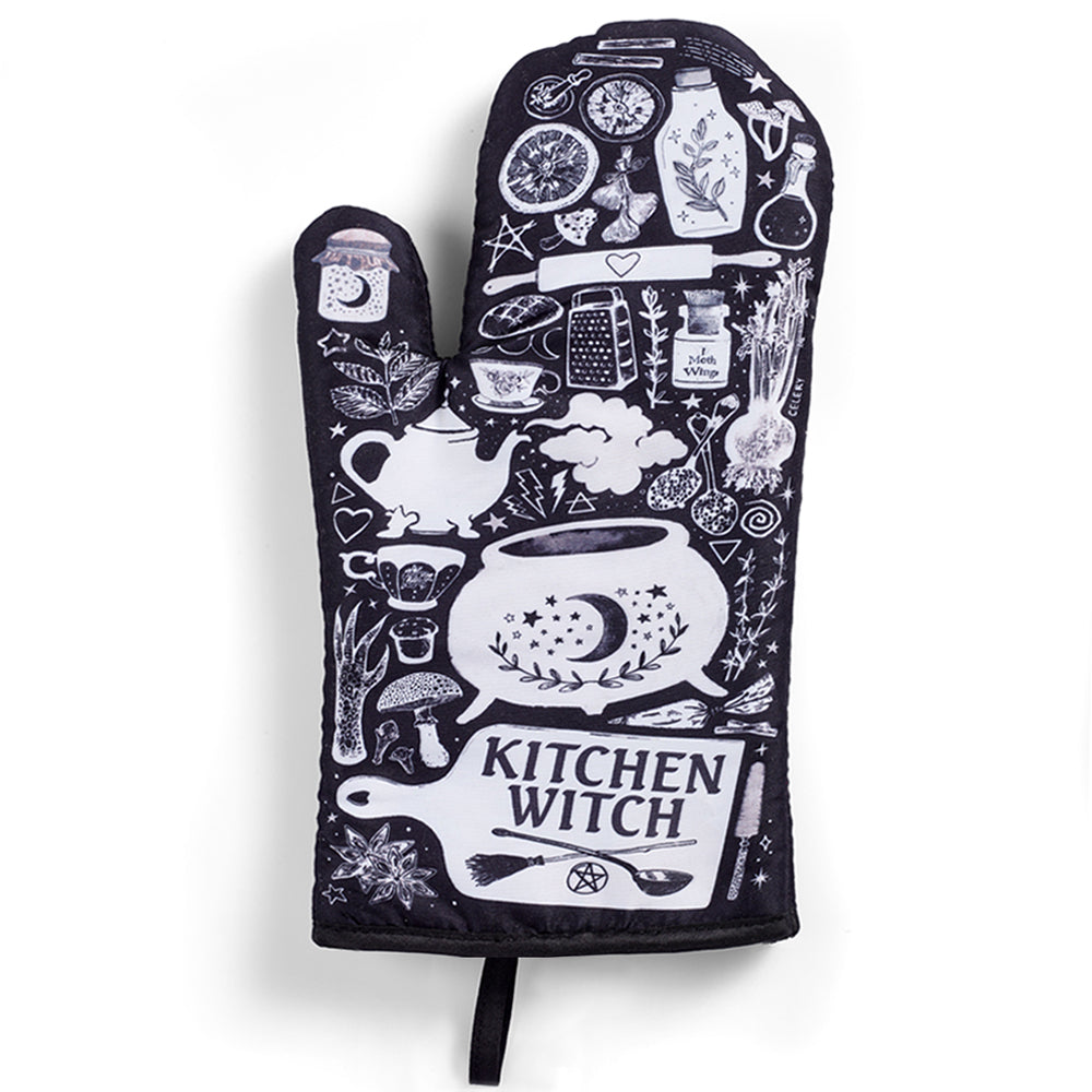 Kitchen Witch Oven Mitt Set - Witchy wonder