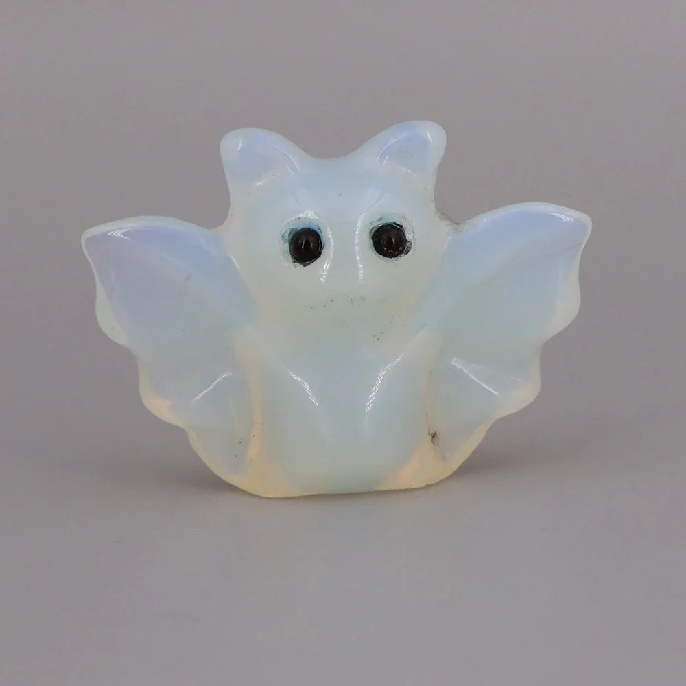 Crystal Bat Statues - Witchy wonder