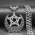 Celtic Moon Design Necklaces - Witchy wonder