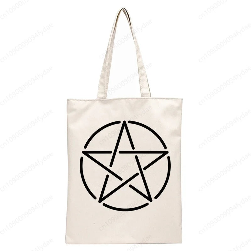 White Witch Tote Bags - Witchy wonder