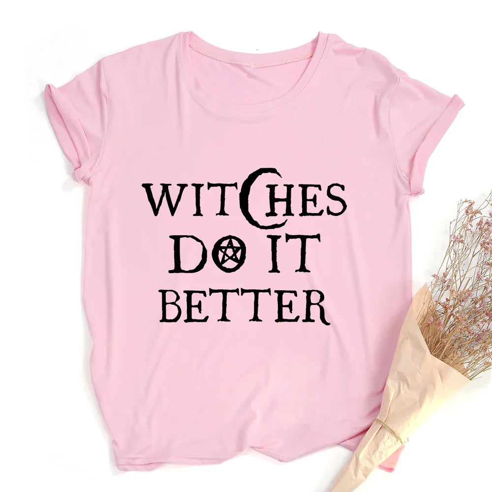 Witchy Quotes Crop Top T-Shirts - Witchy wonder