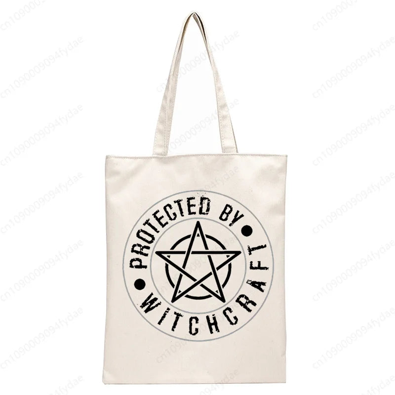 White Witch Tote Bags - Witchy wonder