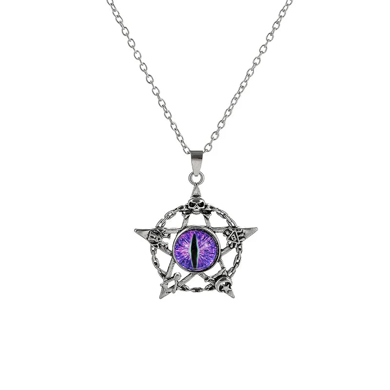Dragon Eye Pentacle Necklaces - Witchy wonder