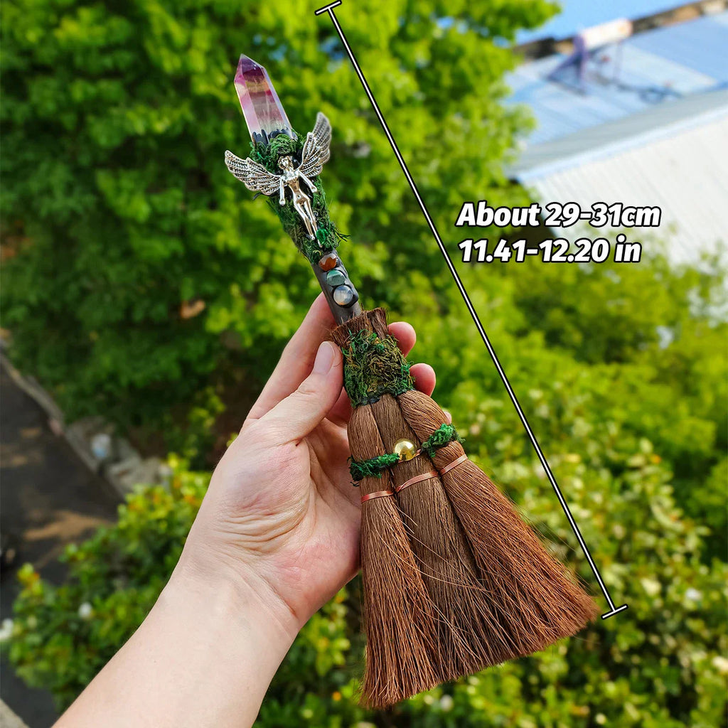 Crystal Charm Brooms - Witchy wonder