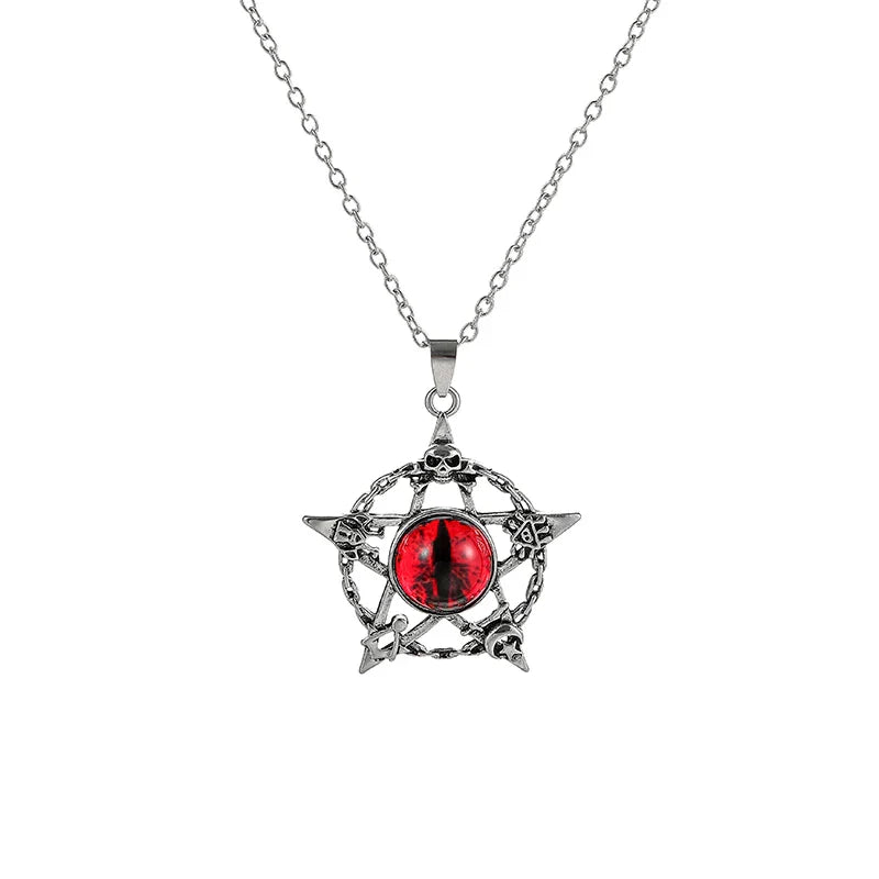 Dragon Eye Pentacle Necklaces - Witchy wonder