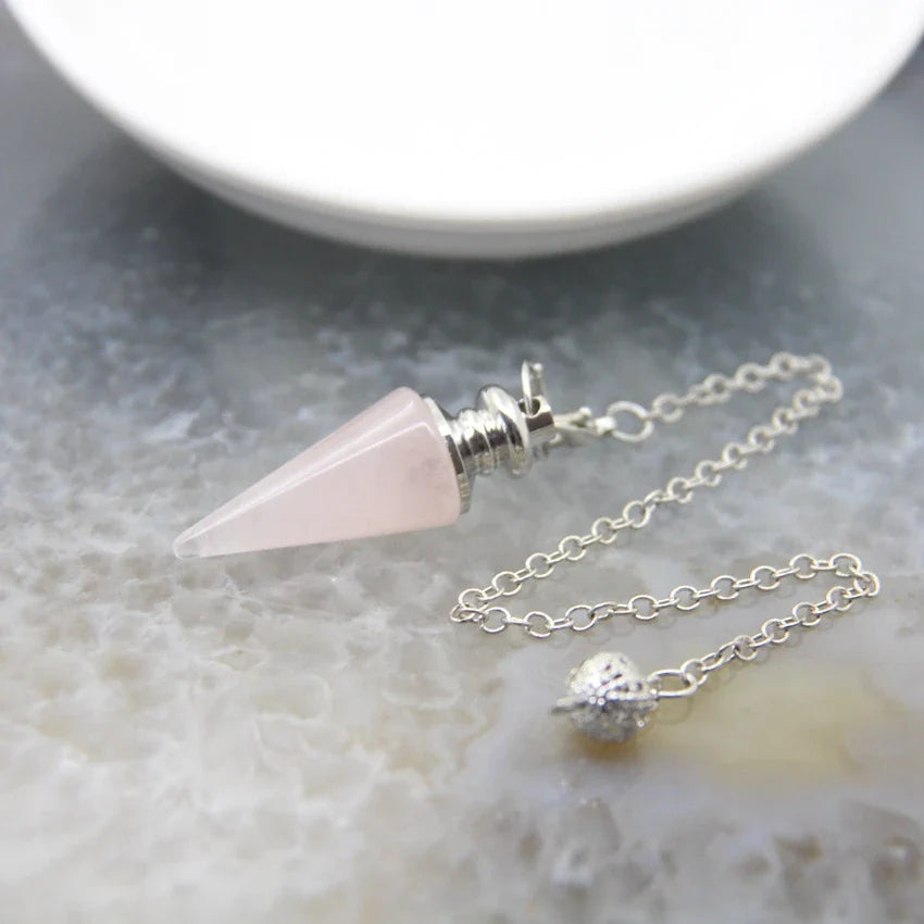 Silver Crystal Pendulums - Witchy wonder