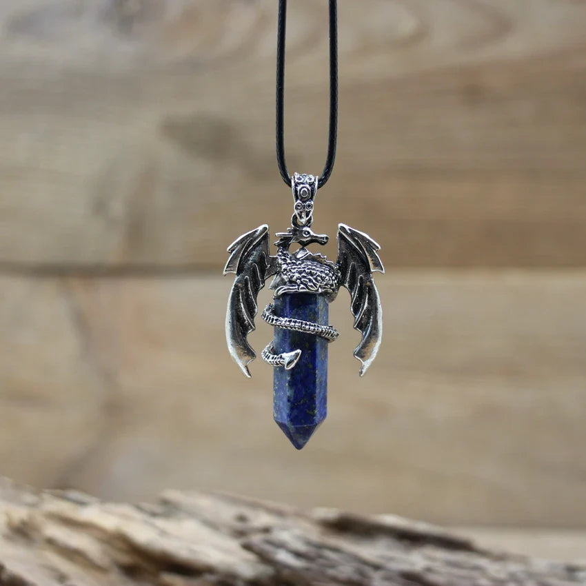 Dragon Crystal Pendant Necklace - Witchy wonder