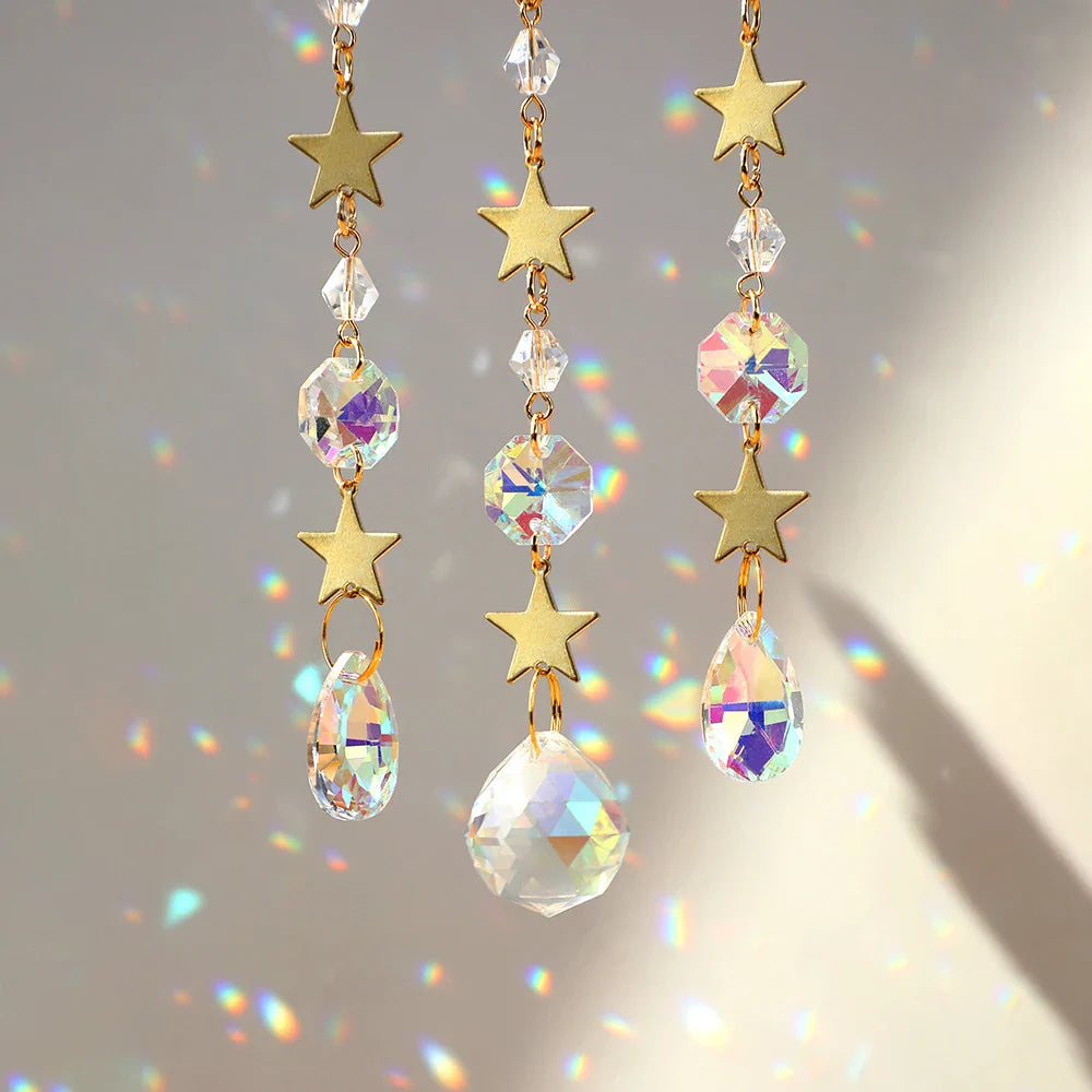 Crystal Moon Suncatchers - Witchy wonder