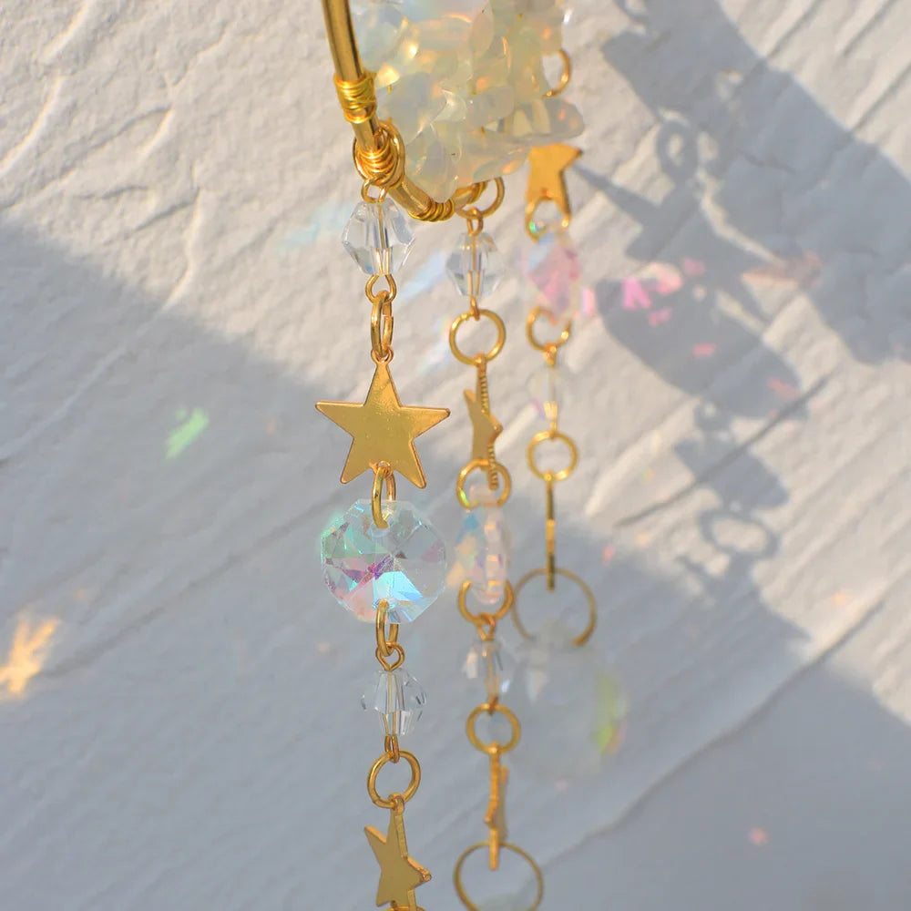 Crystal Moon Suncatchers - Witchy wonder