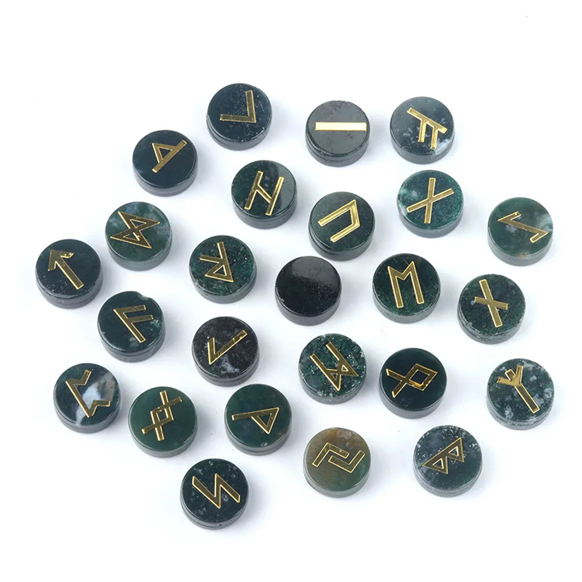 Round Crystal Runes - Witchy wonder