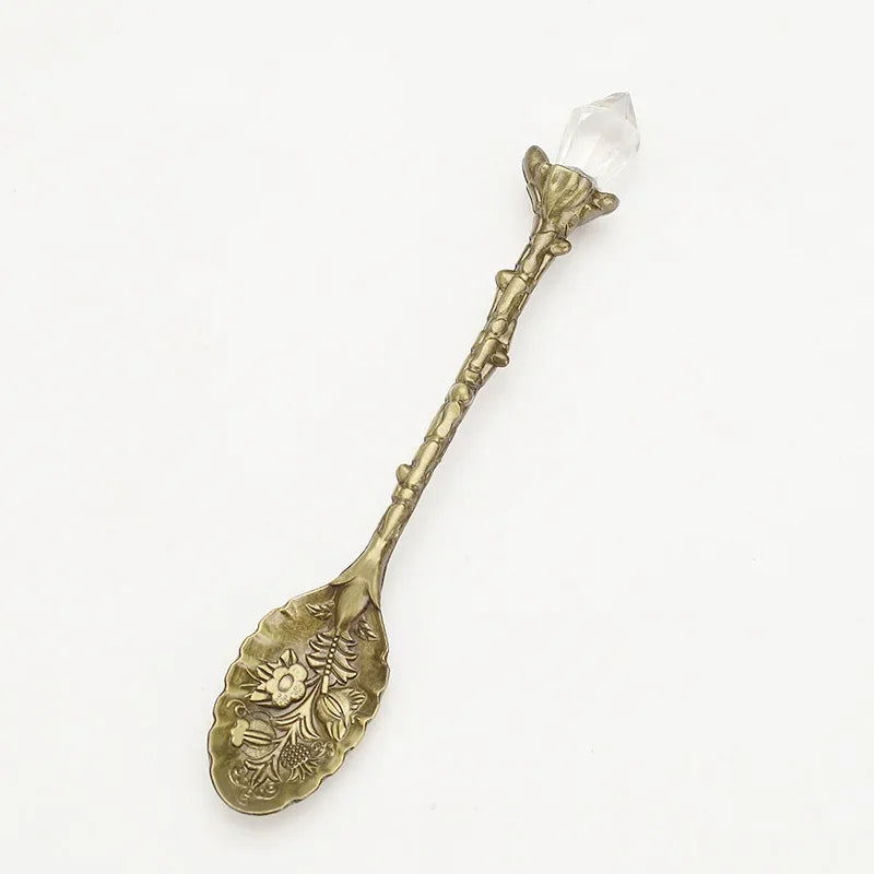 Clear Quartz Crystal Tea Spoons - Witchy wonder