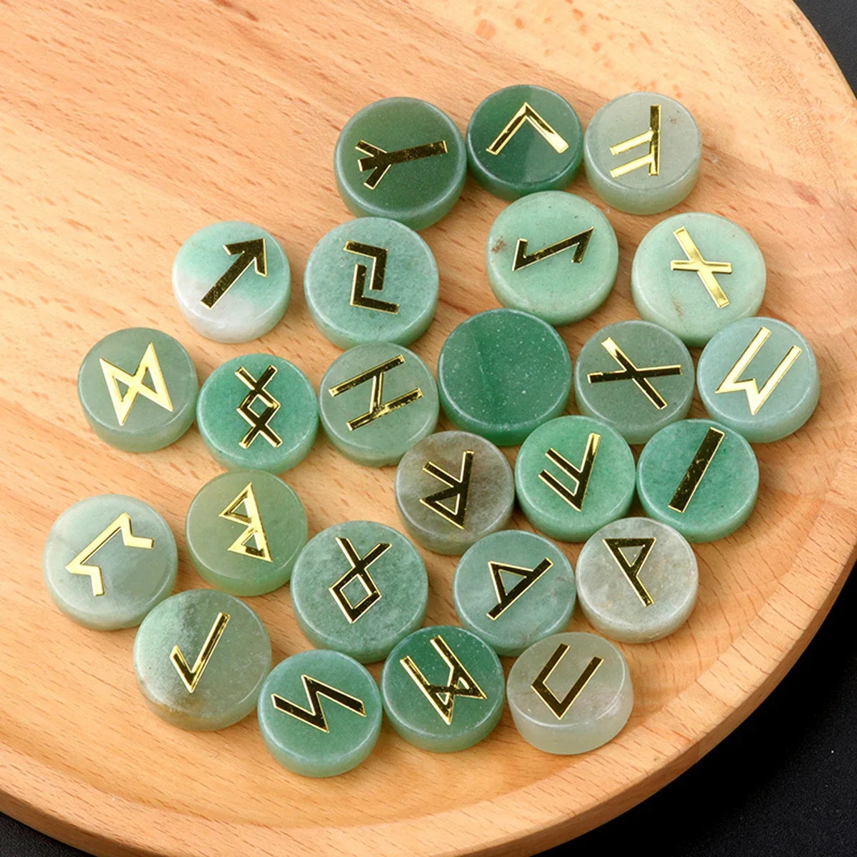 Round Crystal Runes - Witchy wonder