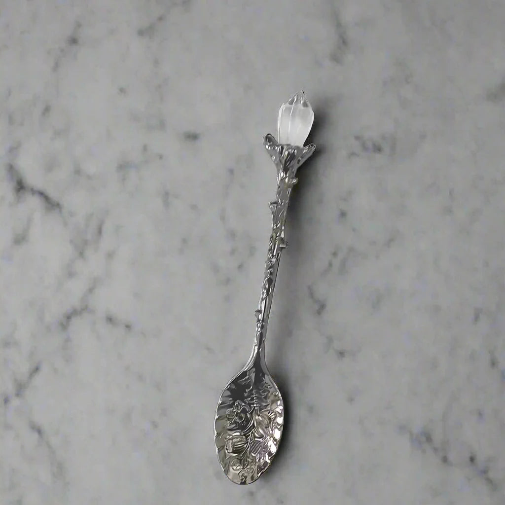 Clear Quartz Crystal Tea Spoons - Witchy wonder