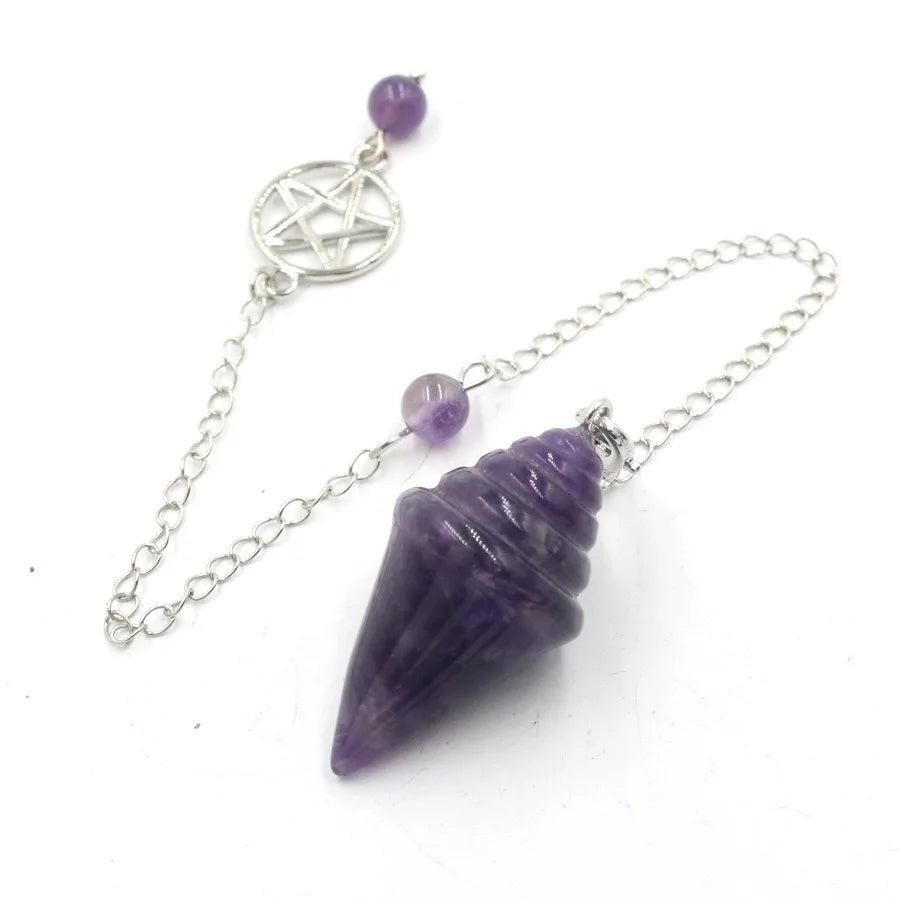 Pentacle Crystal Pendulums - Witchy wonder