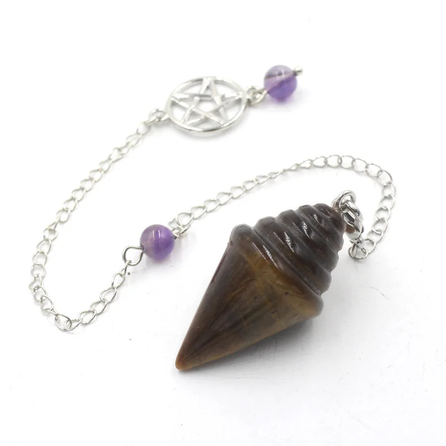 Pentacle Crystal Pendulums - Witchy wonder