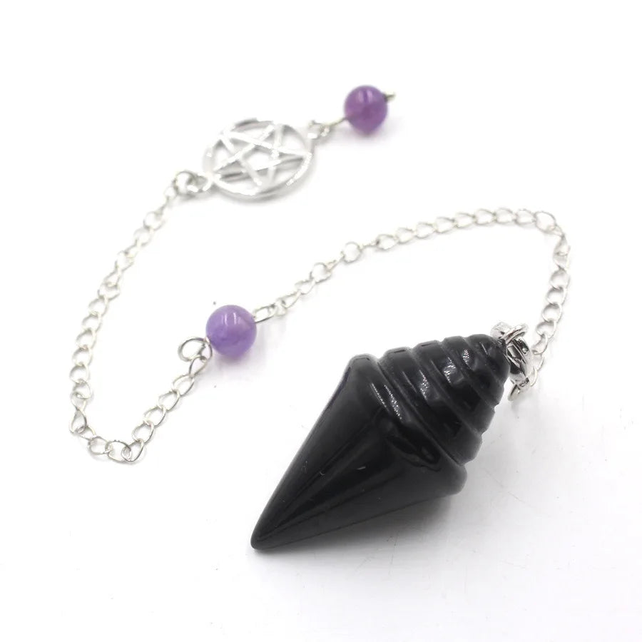 Pentacle Crystal Pendulums - Witchy wonder